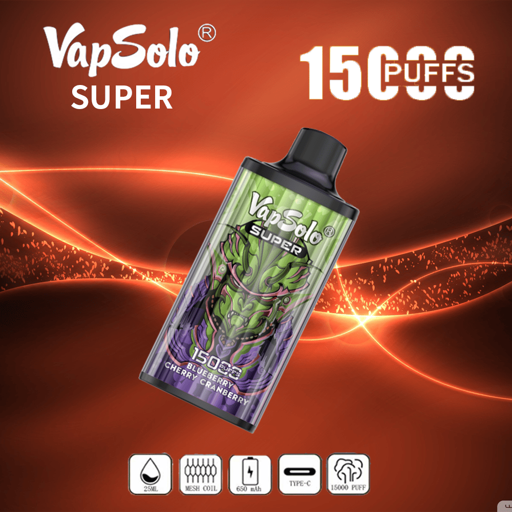 VapSolo Super 15000 Puffs Vape Original e-cigarett