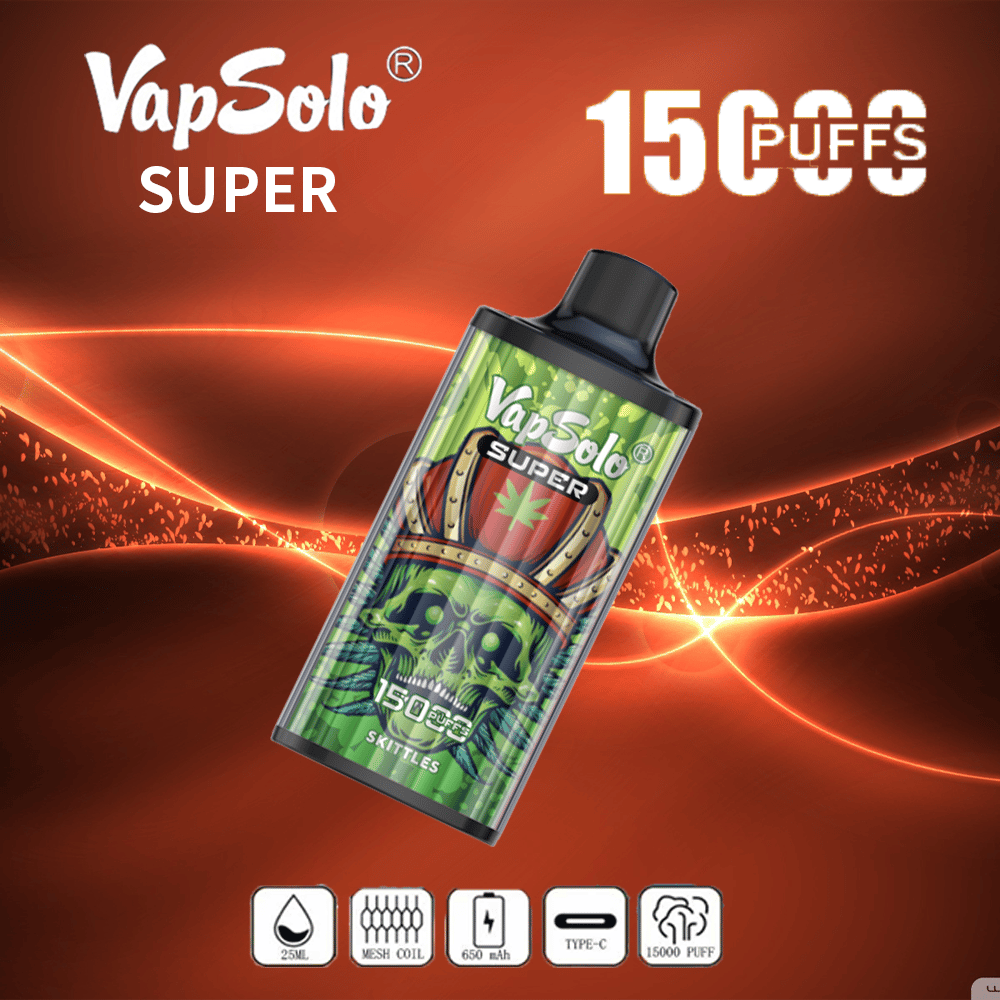 VapSolo Super 15000 Puffs Vape Original e-cigarett