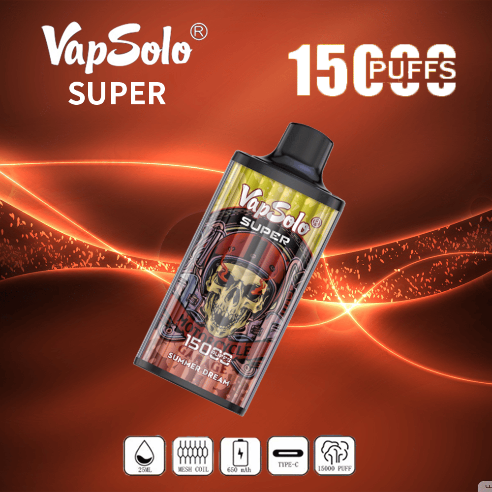 VapSolo Super 15000 Puffs Vape Original e-cigarett