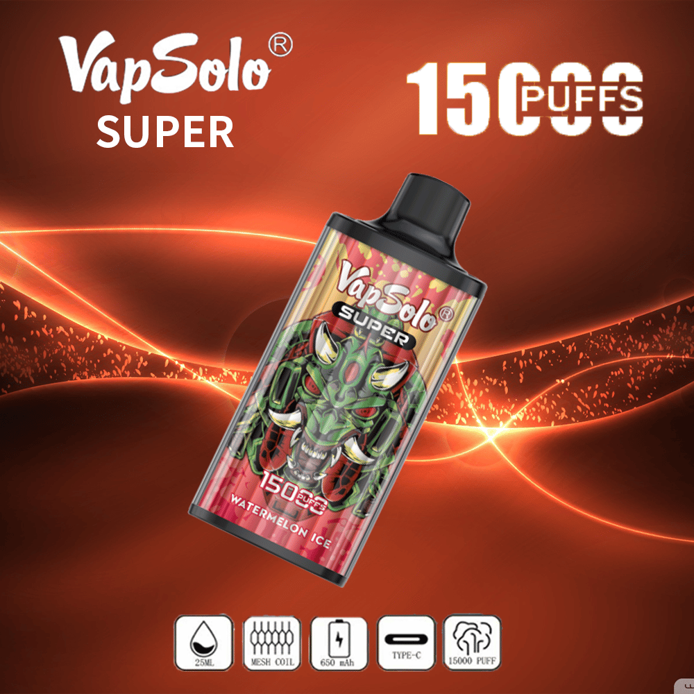 VapSolo Super 15000 Puffs Vape Original e-cigarett