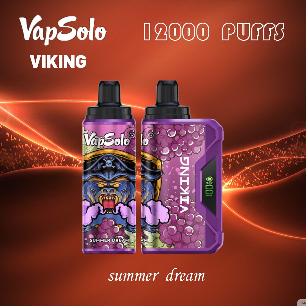 VapSolo Viking 12000 Puffs 2% 5% Vape Original E-Cigarette