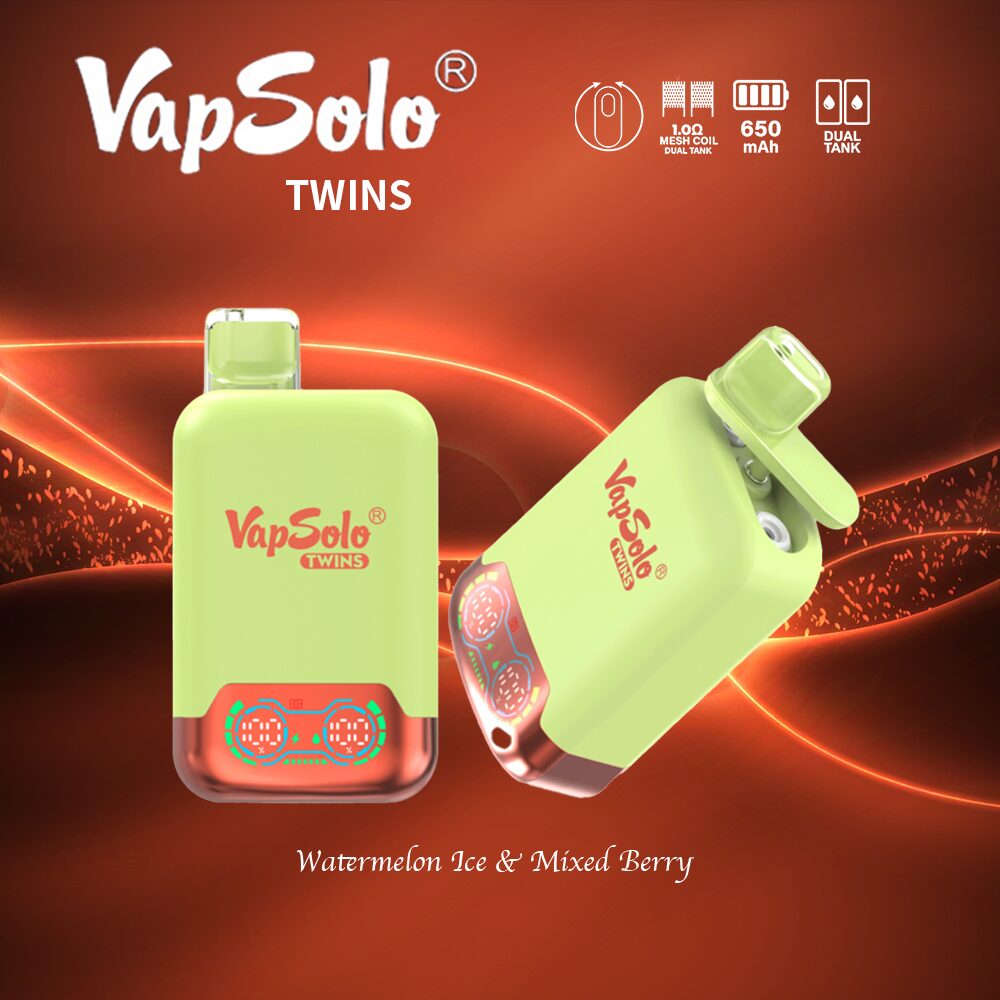 vapsolo twins deutschland VapSolo Twins 20000 20k Puffs Doppelter Geschmack Vape Original E-Zigarette