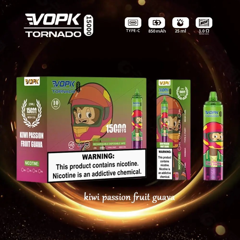 VOPK TORNADO 15000 Puffs Vape Original E-Cigarette