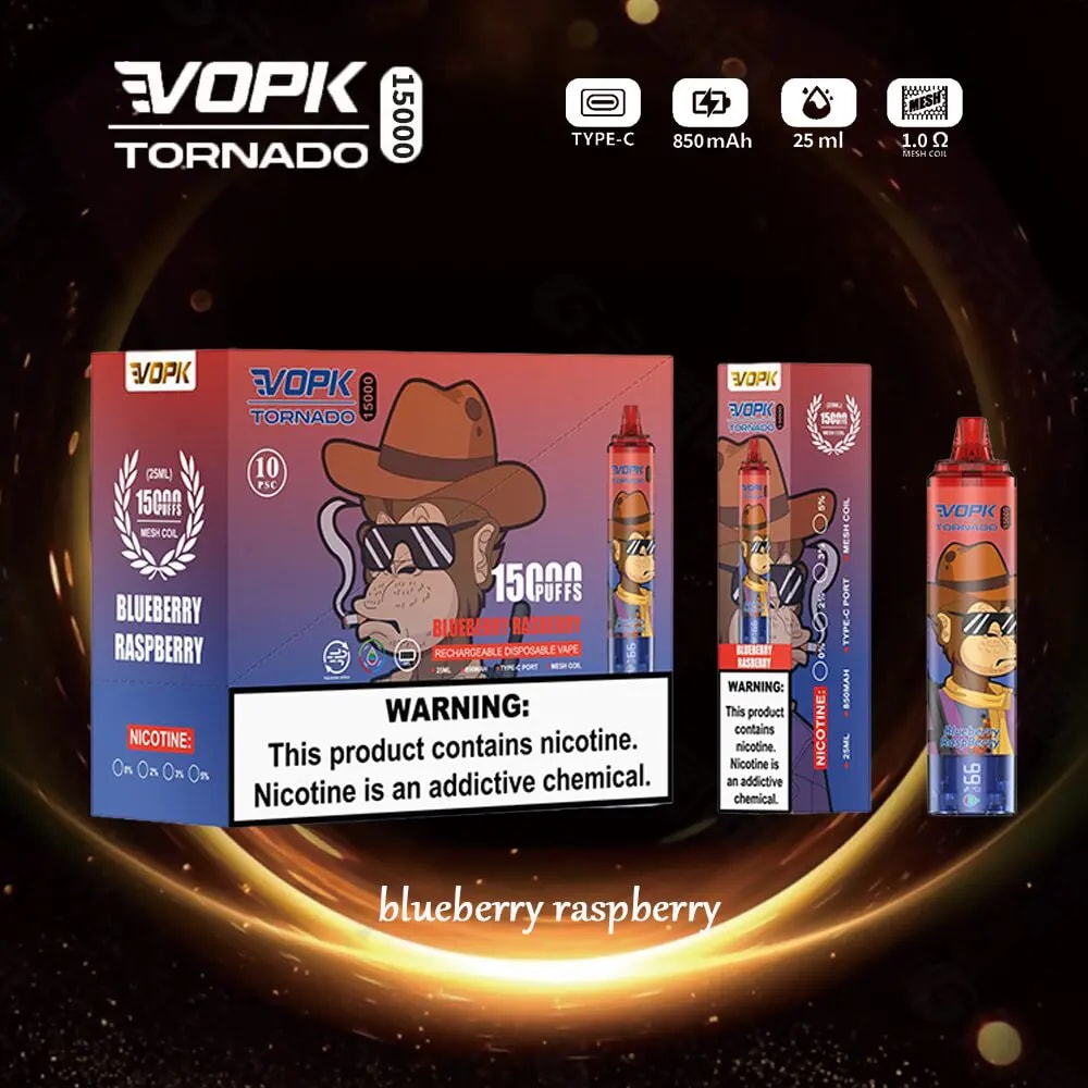 VOPK TORNADO 15000 Puffs Vape Original E-Cigarette