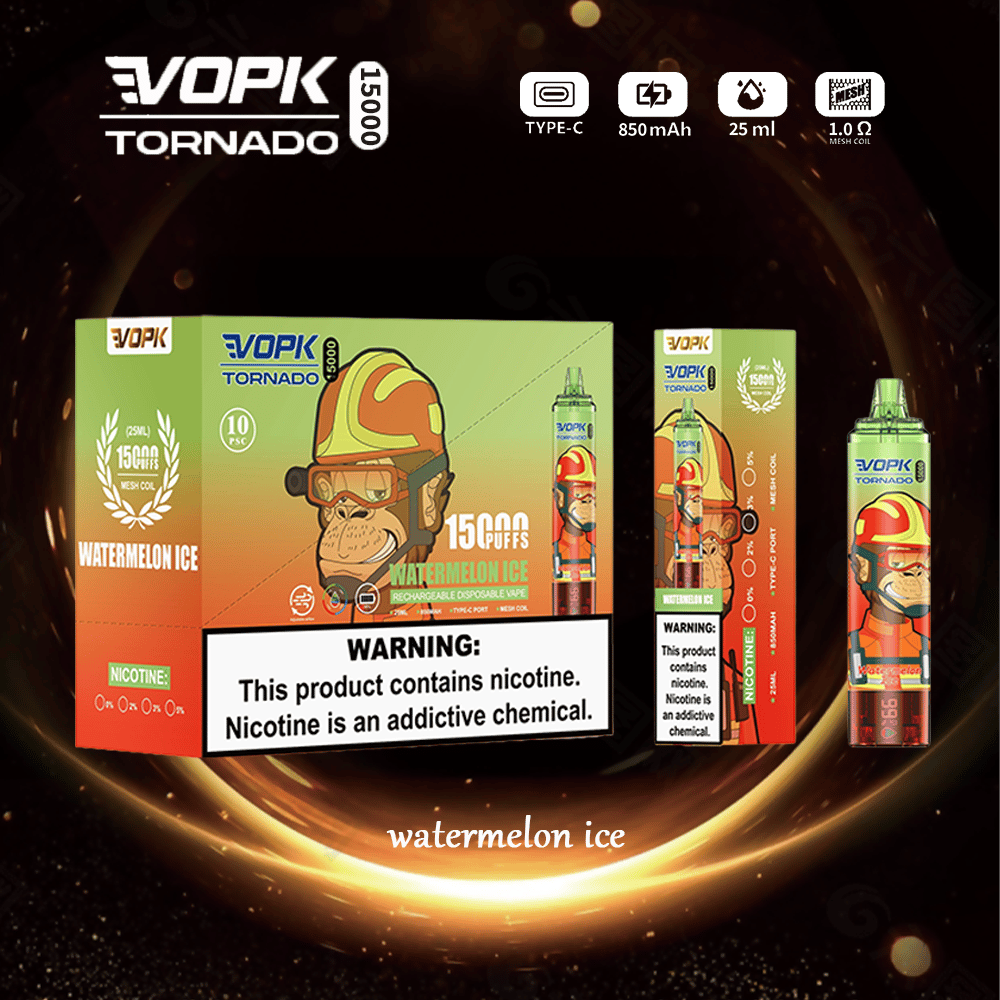 VOPK TORNADO 15000 Puffs Vape Original E-Cigarette