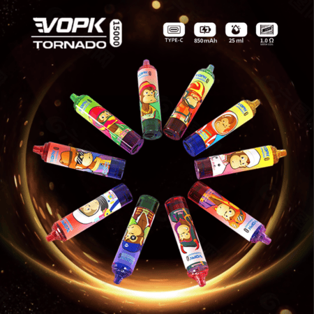 VOPK TORNADO 15000 puffar Vape Original e-cigarett