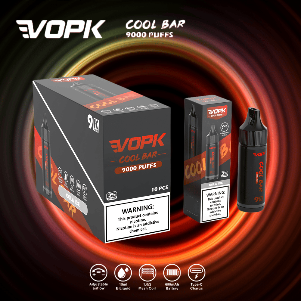 VOPK Cool Bar 9000 Puffs Vape Original E Cigarette