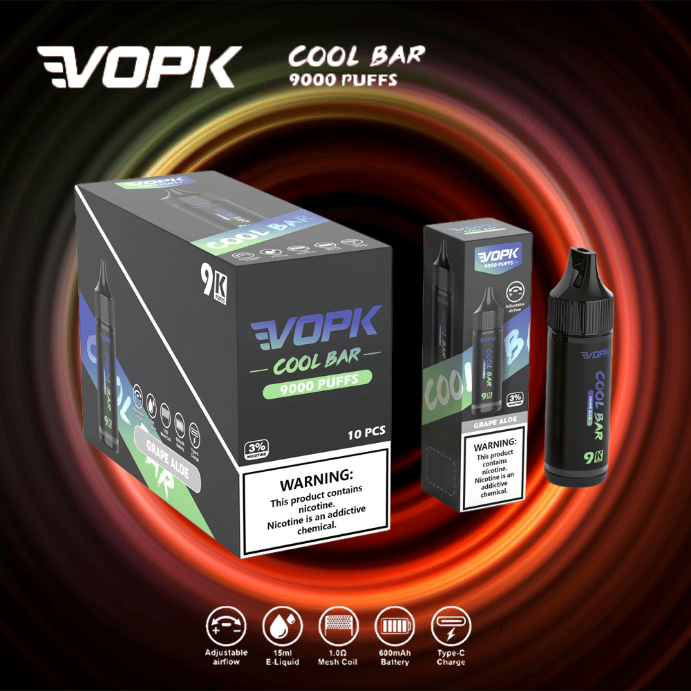 VOPK Cool Bar 9000 Puffs Vape Original E Cigarette