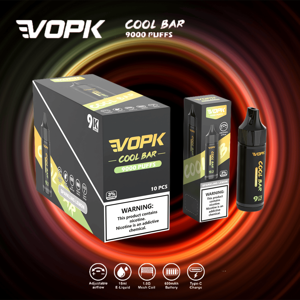 VOPK Cool Bar 9000 Puffs Vape Original E Cigarette