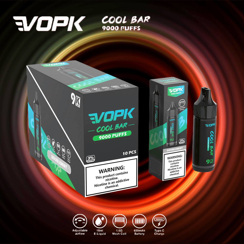 VOPK Cool Bar 9000 Puffs Vape Original E Cigarette