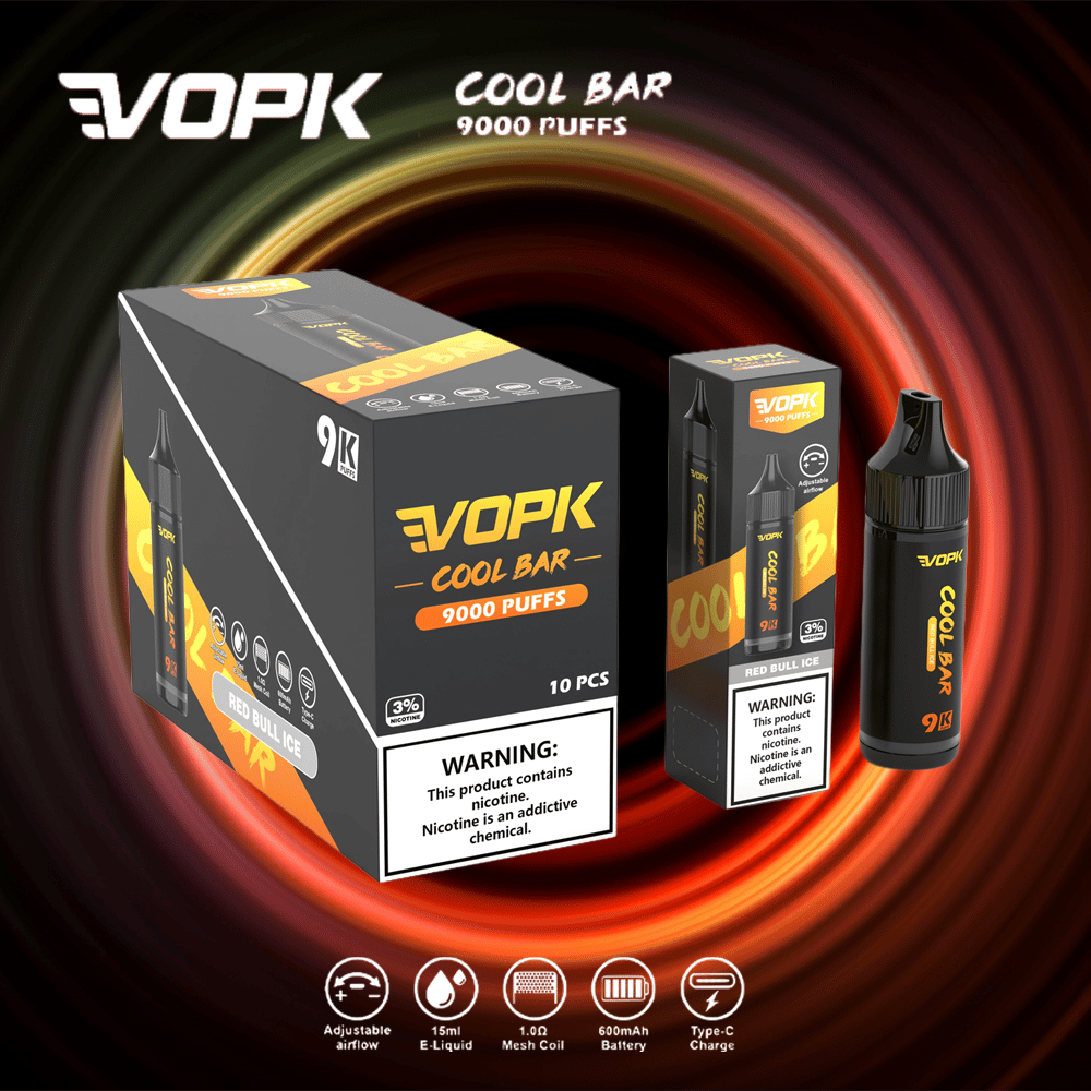 VOPK Cool Bar 9000 Puffs Vape Original E Cigarette