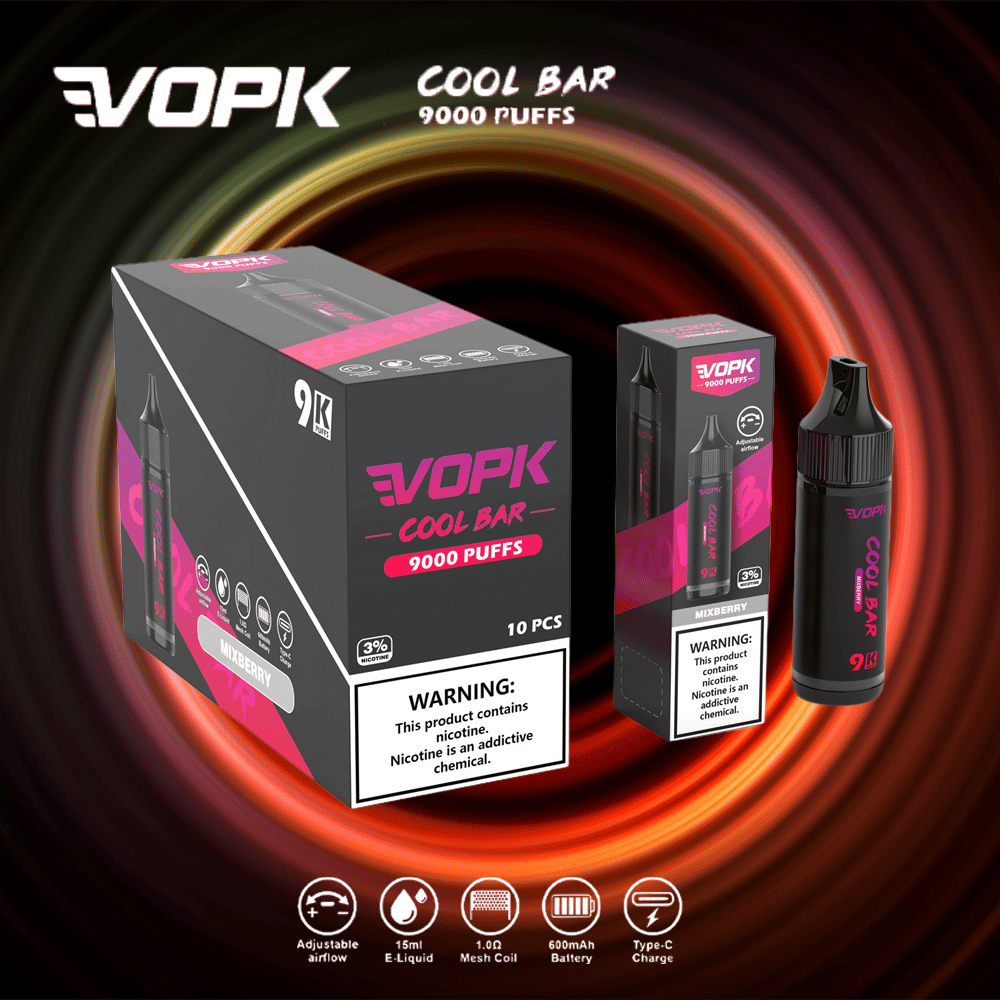 VOPK Cool Bar 9000 Puffs Vape Original E Cigarette