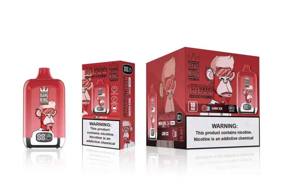 Bang King Smart screen 15000 Puffs Vape original E Cigarette