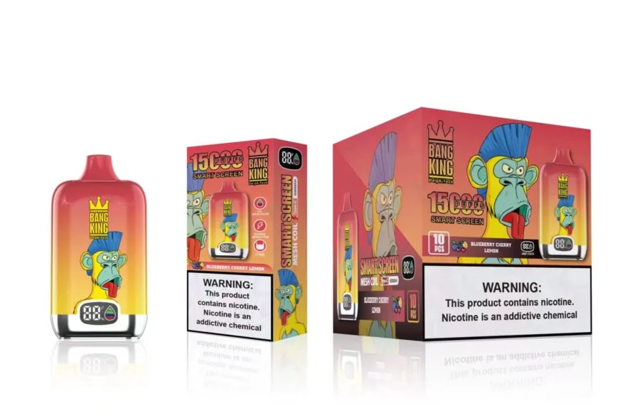 Bang King Smart screen 15000 Puffs Vape original E Cigarette