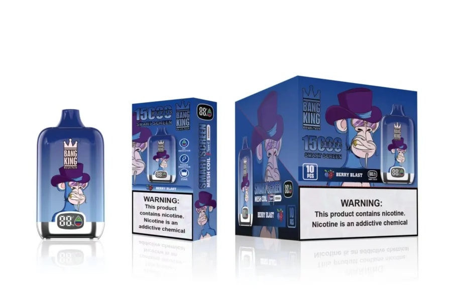 Bang King Smart screen 15000 Puffs Vape original E Cigarette