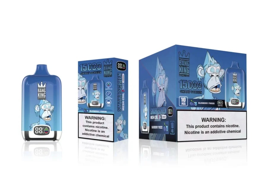Bang King Smart screen 15000 Puffs Vape original E Cigarette