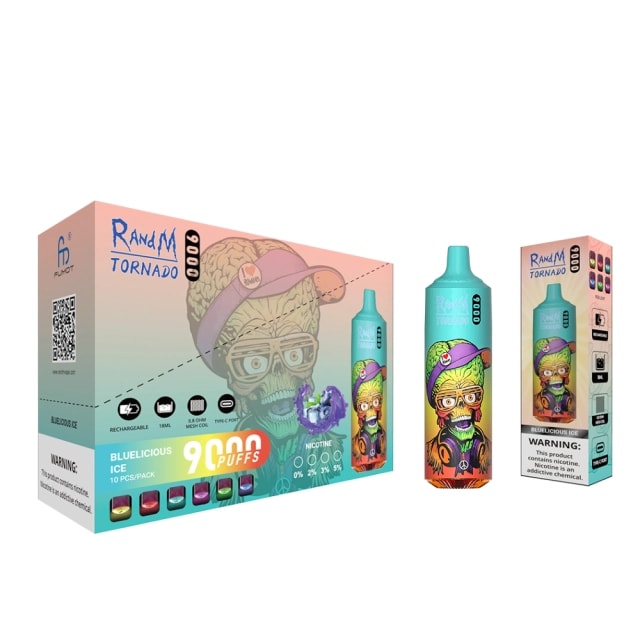 RandM Tornado 9000 Puffs Vape オリジナル電子タバコ
