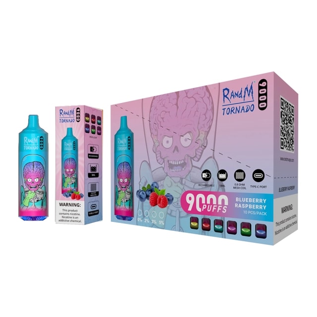 RandM Tornado 9000 Puffs Vape オリジナル電子タバコ