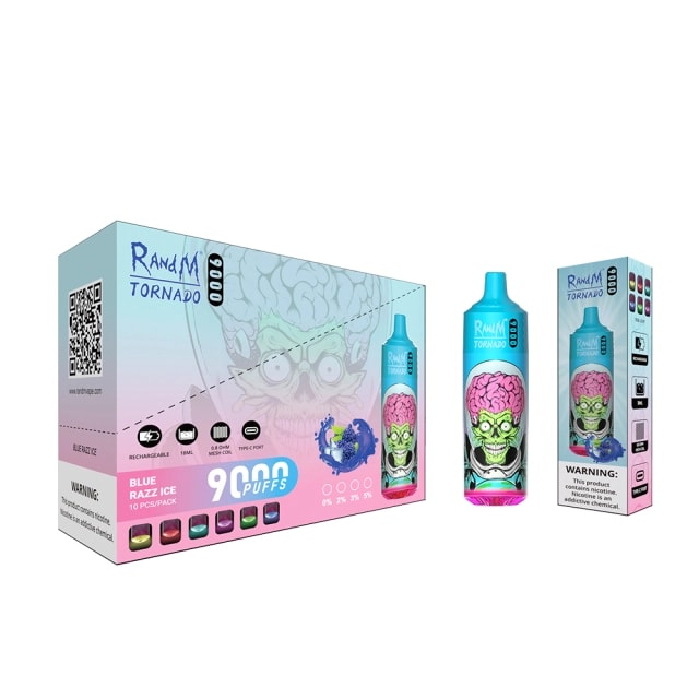 RandM Tornado 9000 Puffs Vape オリジナル電子タバコ