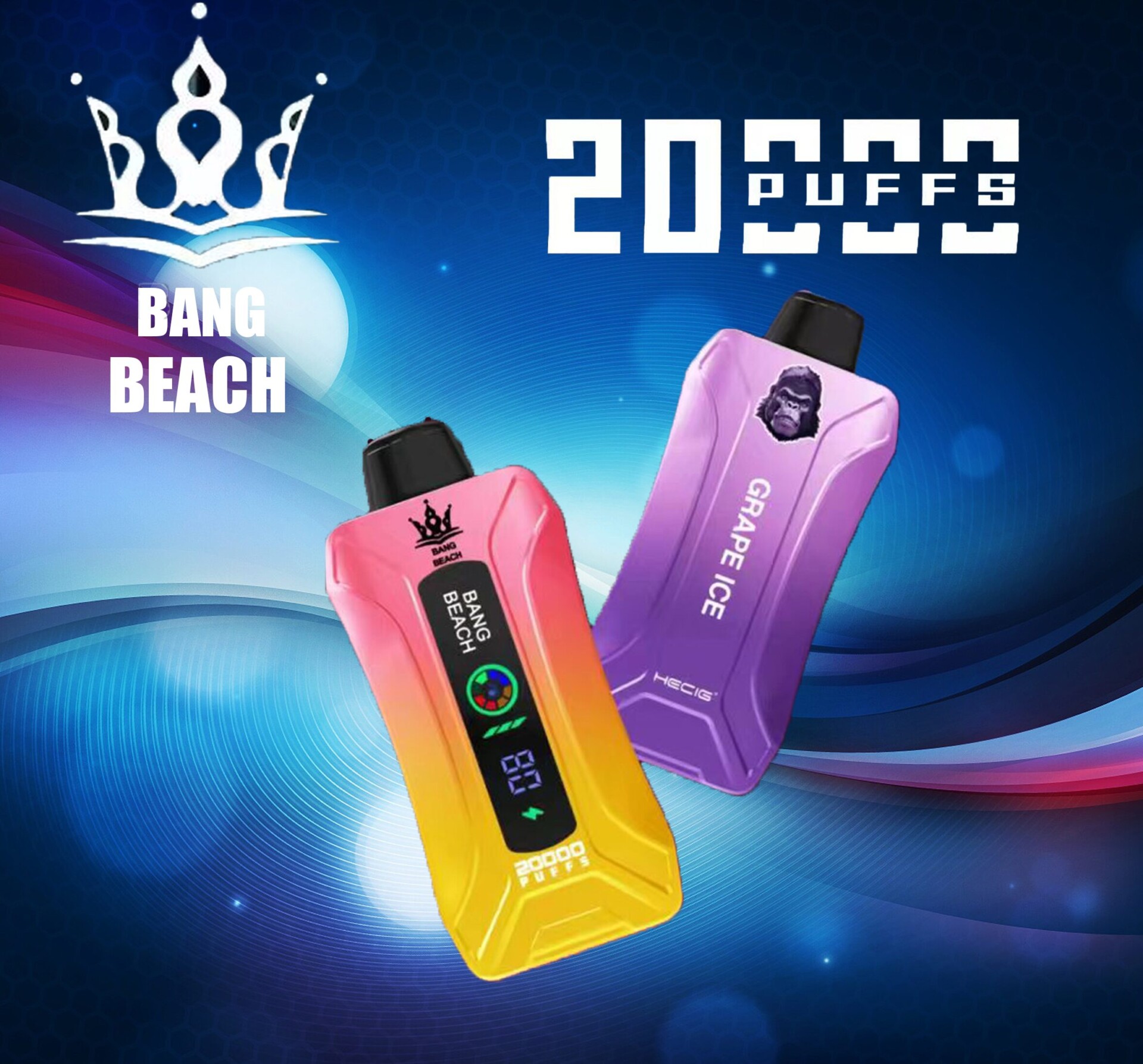 Bang Beach 20000 20 K Puffs Vape Original E-Zigarette