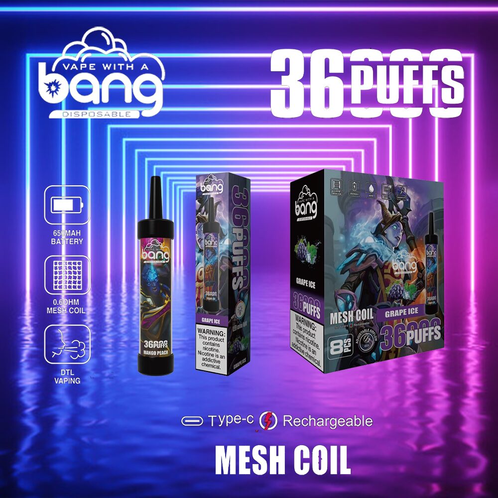 Bang 36000 36k Puffs Vape Original E-Cigarette