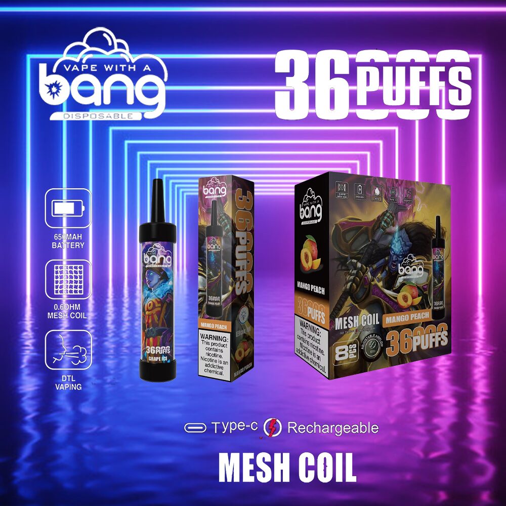 Bang 36000 36k Puffs Vape Original E-Cigarette