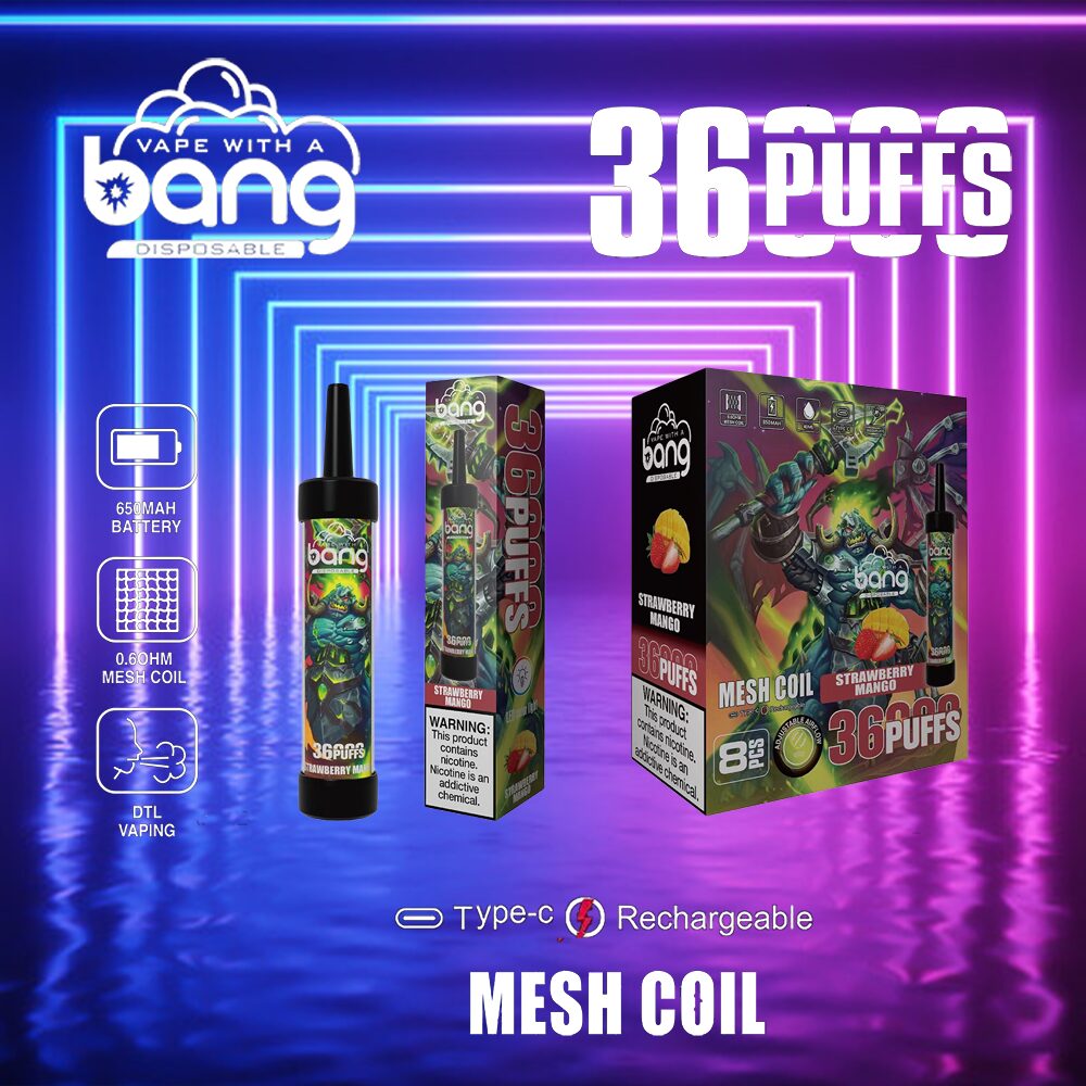 Bang 36000 36k Puffs Vape Original E-Cigarette