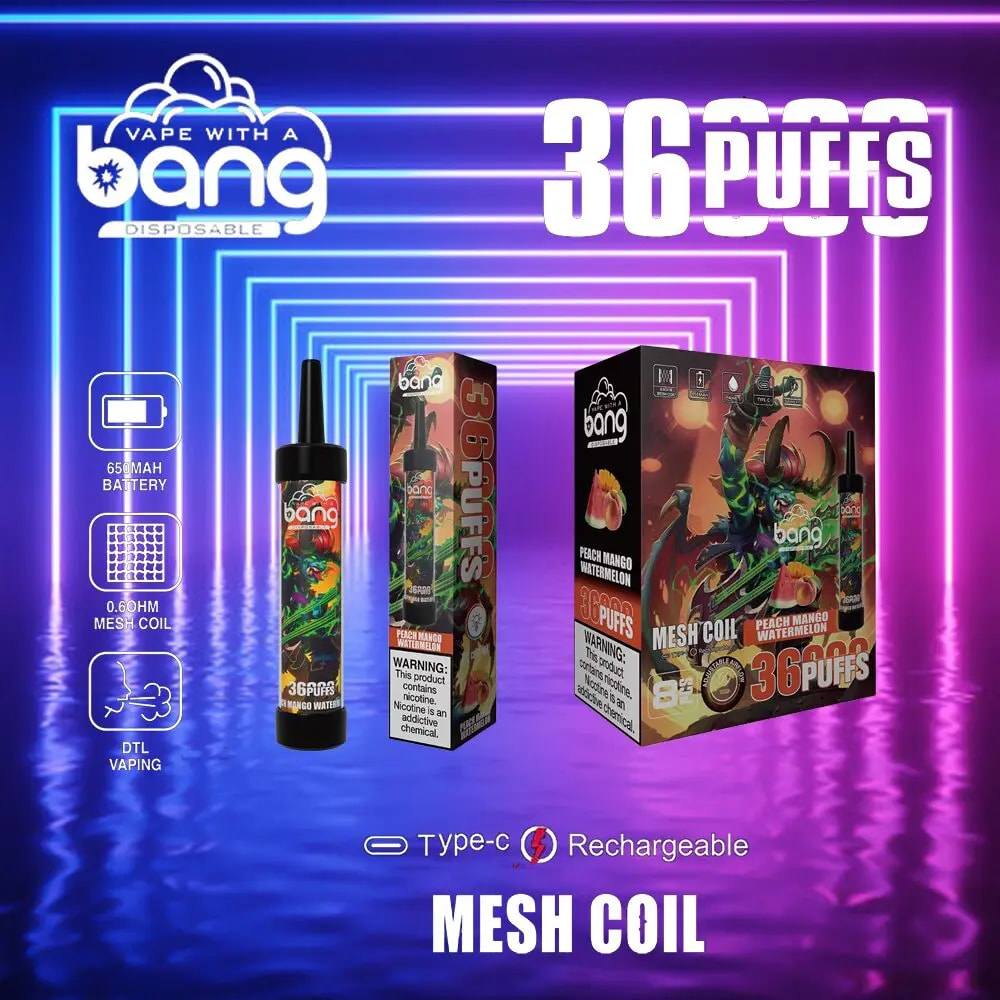 Bang 36000 36k Puffs Vape Original E-Cigarette