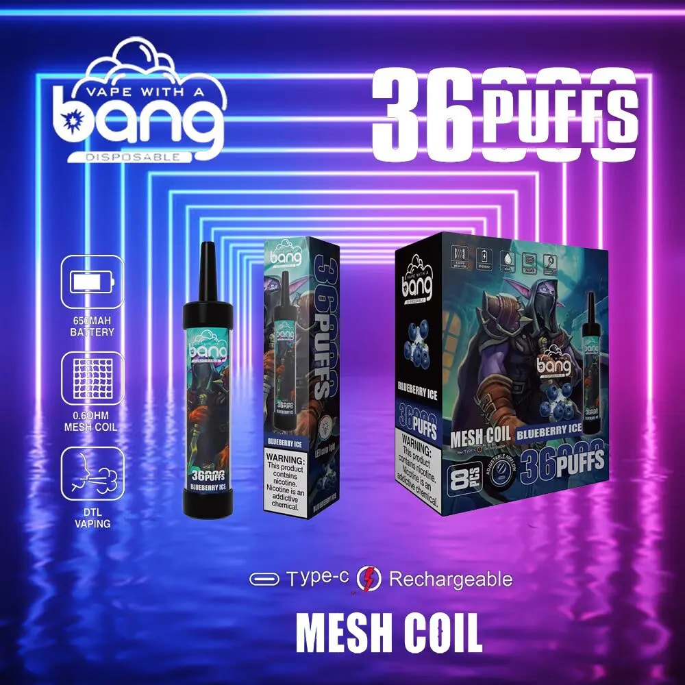 Bang 36000 36k Puffs Vape Original E-Cigarette
