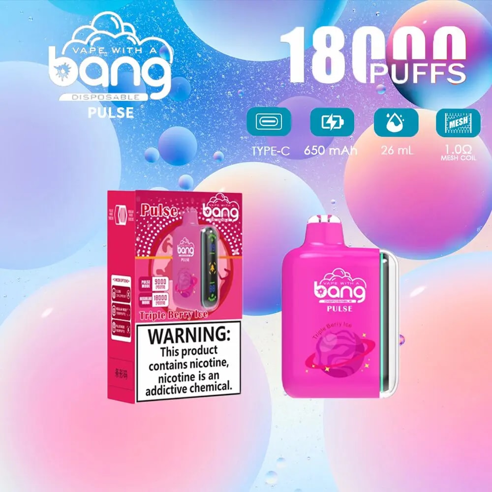 Bang Pulse 18000 18K Puffs Vape Original E Cigarette
