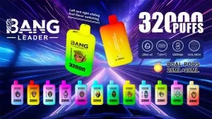 bang leader 32000 您说: Concentrazioni di nicotina: 0%, 2%, 3%, 5% Numero di tiri: fino a 32000 tiri Capacità dell'e-liquid: due pod (28 ml + 28 ml) Doppia bobina a maglie Capacità della batteria: batteria ricaricabile da 650 mAh Aromi: 12 aromi unici Porta di ricarica: ricarica rapida di tipo C Confezione: 10 pezzi per scatola