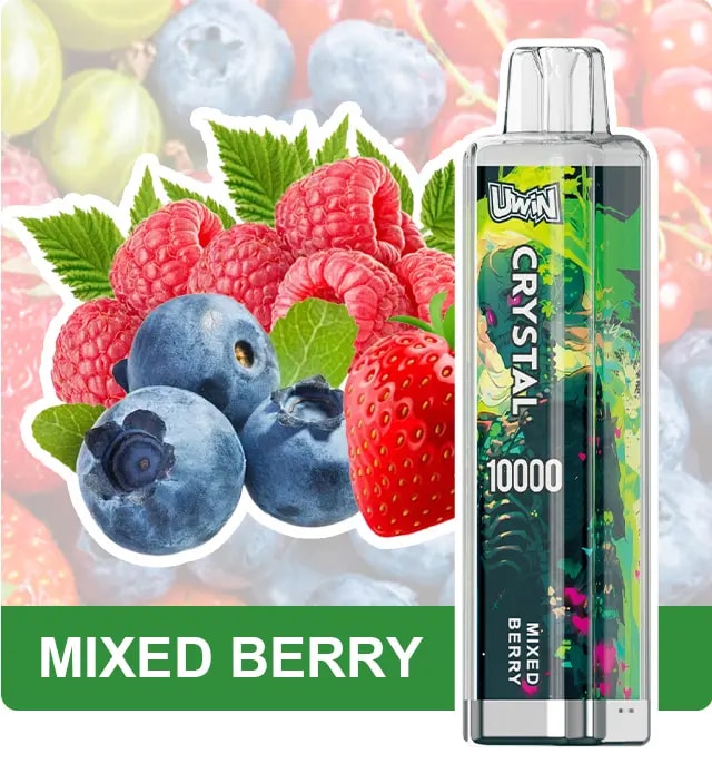Uwin Crystal 10000 Puffs Vape RGB Lights Original E-Cigarett-Nicotin Options:0%,2%,3%,5% Puffs:Upp till 10000 puffar E-Liquid Kapacitet:18 mL Battery Coil: 18 mL Mesh Coil: 18 mL Mesh Coil: 50GB Ljusuppladdningsbar:1. 15 smaker förpackning: 10 st/kartong