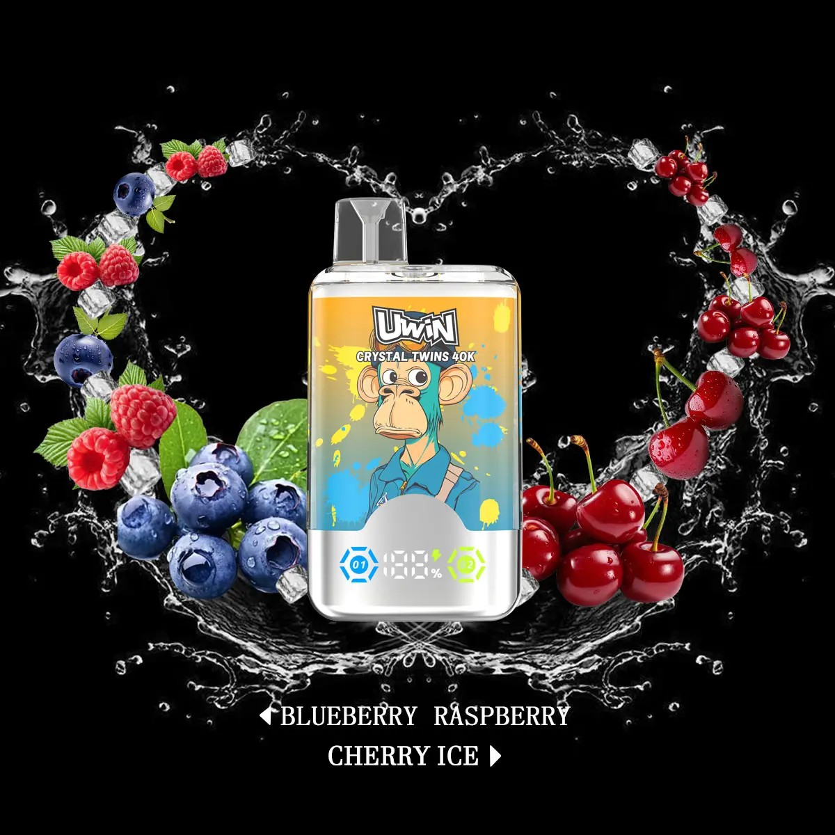 Uwin Crystal Twins 40K Puffs Vape Dual Flavors Original E-Zigarette-Nikotin Optionen: 0%, 2%, 3%, 5% Puffs: Bis zu 40.000 Züge E-Liquid Kapazität: 32ml Mesh Coil: 0,6Ω Wiederaufladbarer Akku: 850mAh Smart Screen Type-C Crystal Design Aromen: 10 Optionen verfügbar Verpackung: 10 Stück/Karton