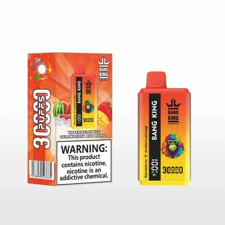 Bang King 30000 30k Puffs Nouvelle cigarette électronique originale à double goût