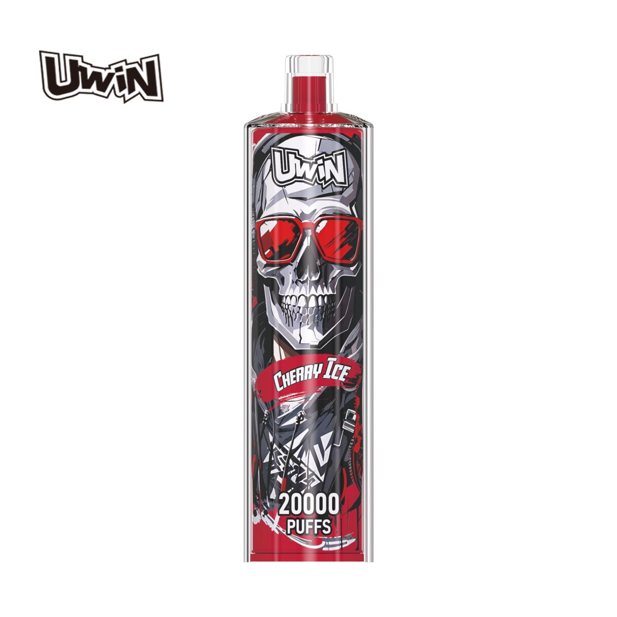 Uwin Shisha Hookah Crystal 20000 bietet 20.000 Züge, 22 ml E-Liquid-Kapazität, Mesh-Spule, Direktzug zur Lunge, wiederaufladbaren Akku, schlankes Design, 12 Geschmacksrichtungen und mehrere Nikotinoptionen.