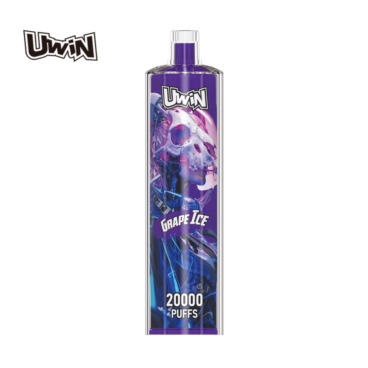 Uwin Shisha Hookah Crystal 20000 bietet 20.000 Züge, 22 ml E-Liquid-Kapazität, Mesh-Spule, Direktzug zur Lunge, wiederaufladbaren Akku, schlankes Design, 12 Geschmacksrichtungen und mehrere Nikotinoptionen.