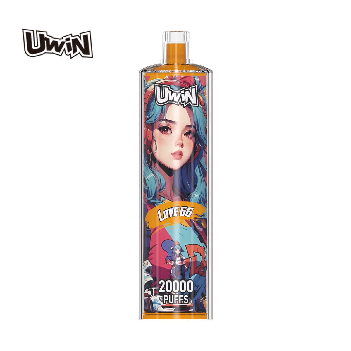 Uwin Shisha Hookah Crystal 20000 bietet 20.000 Züge, 22 ml E-Liquid-Kapazität, Mesh-Spule, Direktzug zur Lunge, wiederaufladbaren Akku, schlankes Design, 12 Geschmacksrichtungen und mehrere Nikotinoptionen.