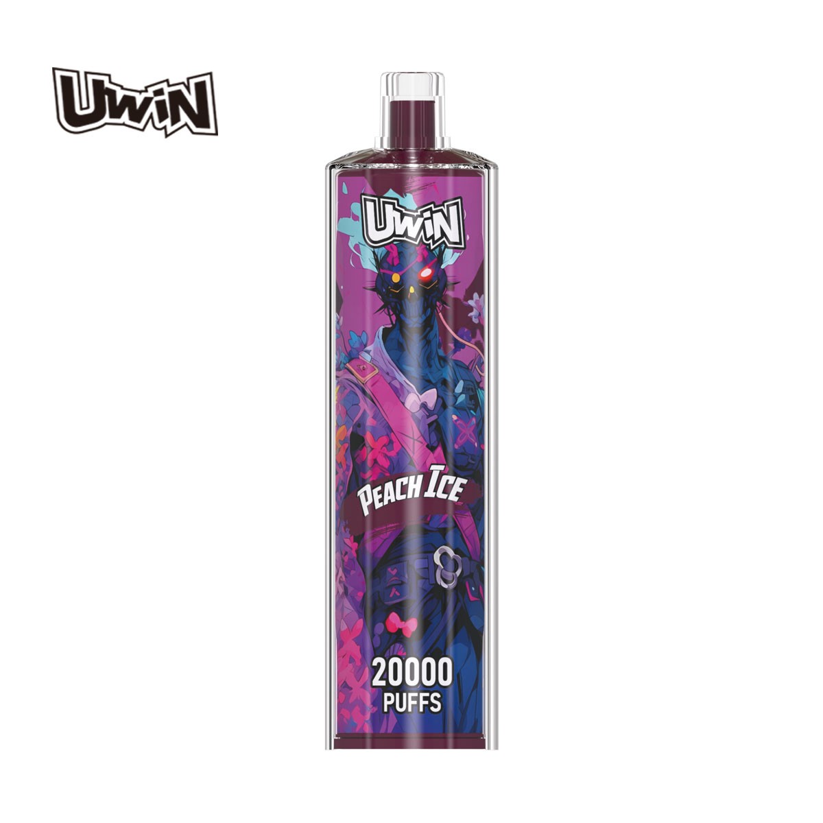 Uwin Shisha Hookah Crystal 20000 bietet 20.000 Züge, 22 ml E-Liquid-Kapazität, Mesh-Spule, Direktzug zur Lunge, wiederaufladbaren Akku, schlankes Design, 12 Geschmacksrichtungen und mehrere Nikotinoptionen.