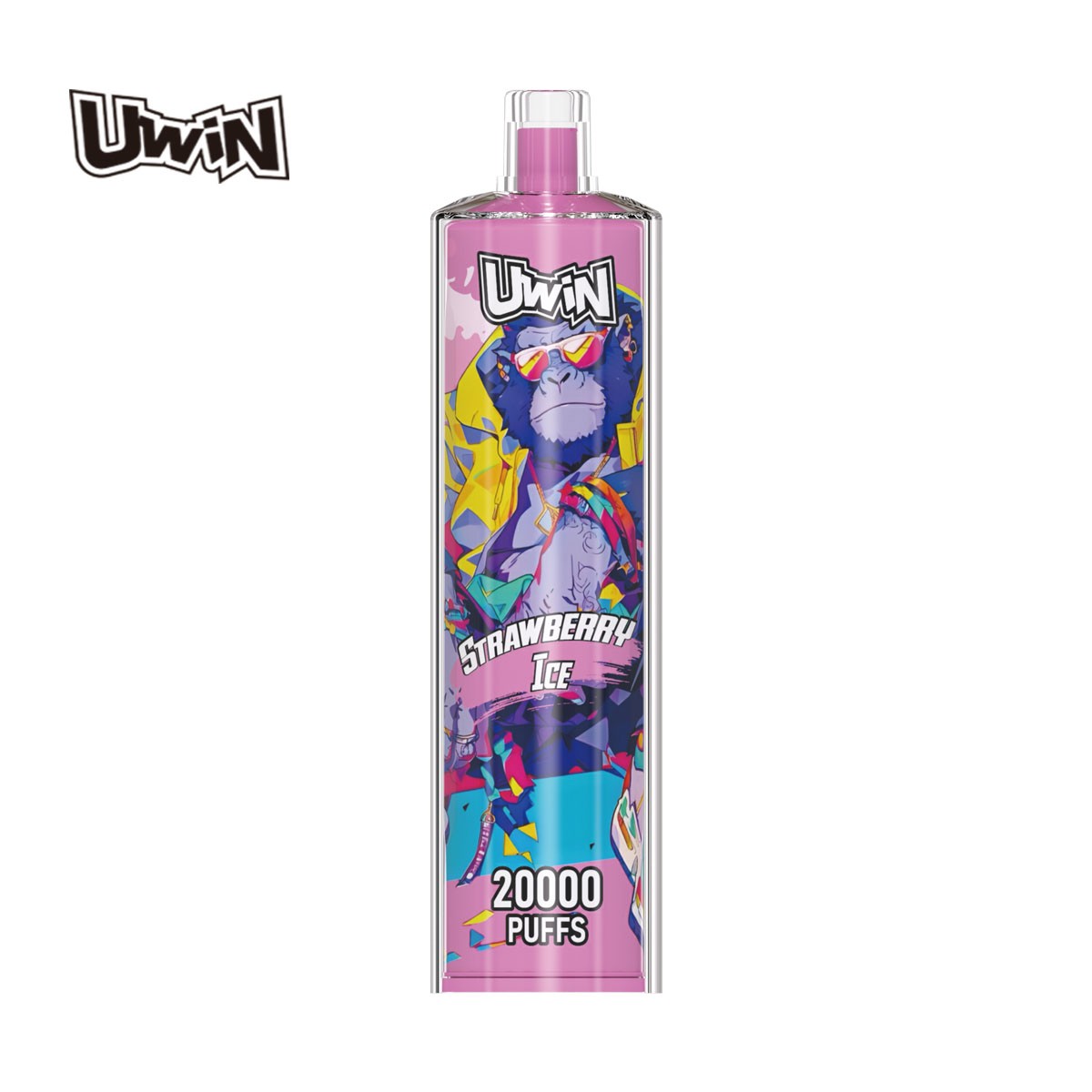 Uwin Shisha Hookah Crystal 20000 bietet 20.000 Züge, 22 ml E-Liquid-Kapazität, Mesh-Spule, Direktzug zur Lunge, wiederaufladbaren Akku, schlankes Design, 12 Geschmacksrichtungen und mehrere Nikotinoptionen.
