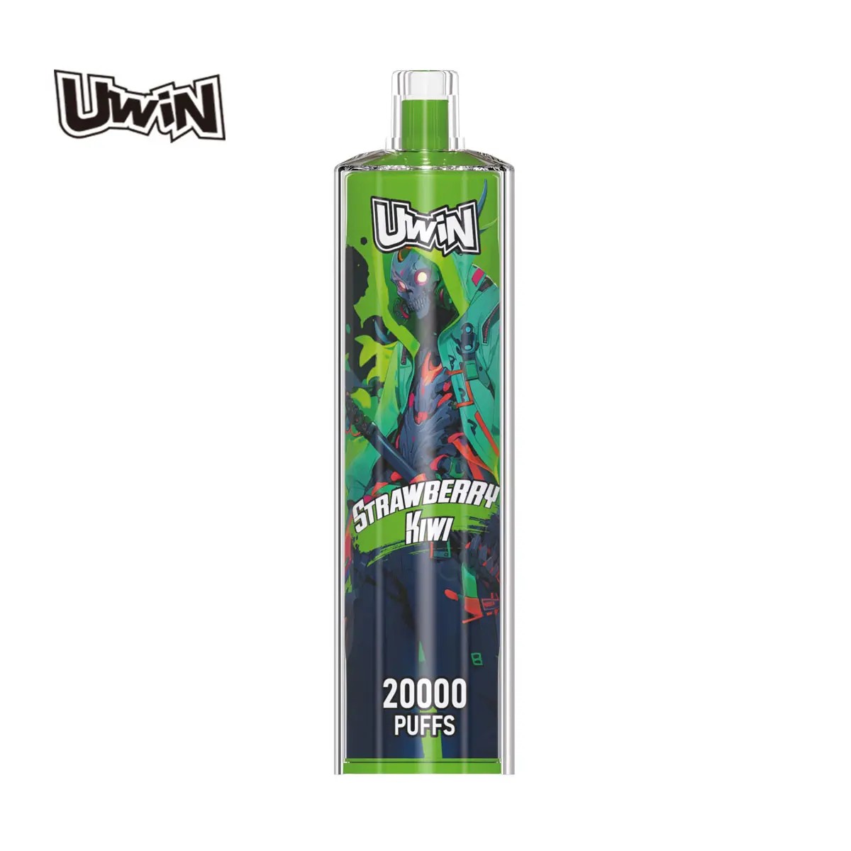 Uwin Shisha Hookah Crystal 20000 bietet 20.000 Züge, 22 ml E-Liquid-Kapazität, Mesh-Spule, Direktzug zur Lunge, wiederaufladbaren Akku, schlankes Design, 12 Geschmacksrichtungen und mehrere Nikotinoptionen.