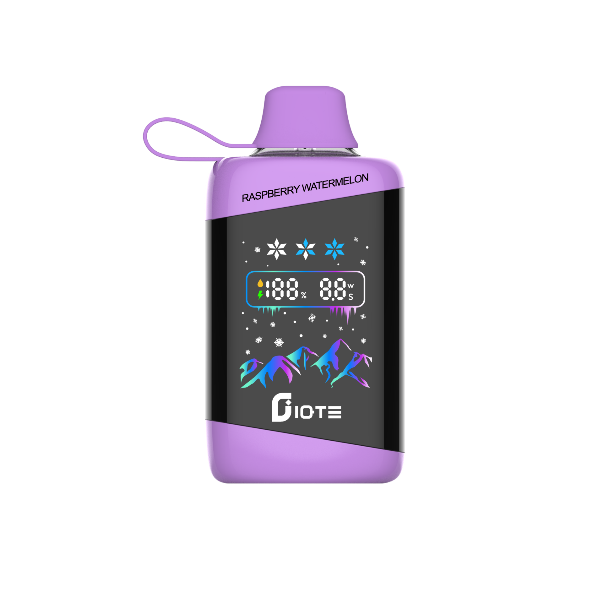 IQTE 45000 Puffs Vape har 45 000 puffar, 28mL e-vätska, 700mAh batteri, justerbar effekt (12W-24W), isstyrkekontroll, pekskärm, dubbel mesh-spole och Type-C-laddning för en premiumupplevelse.
