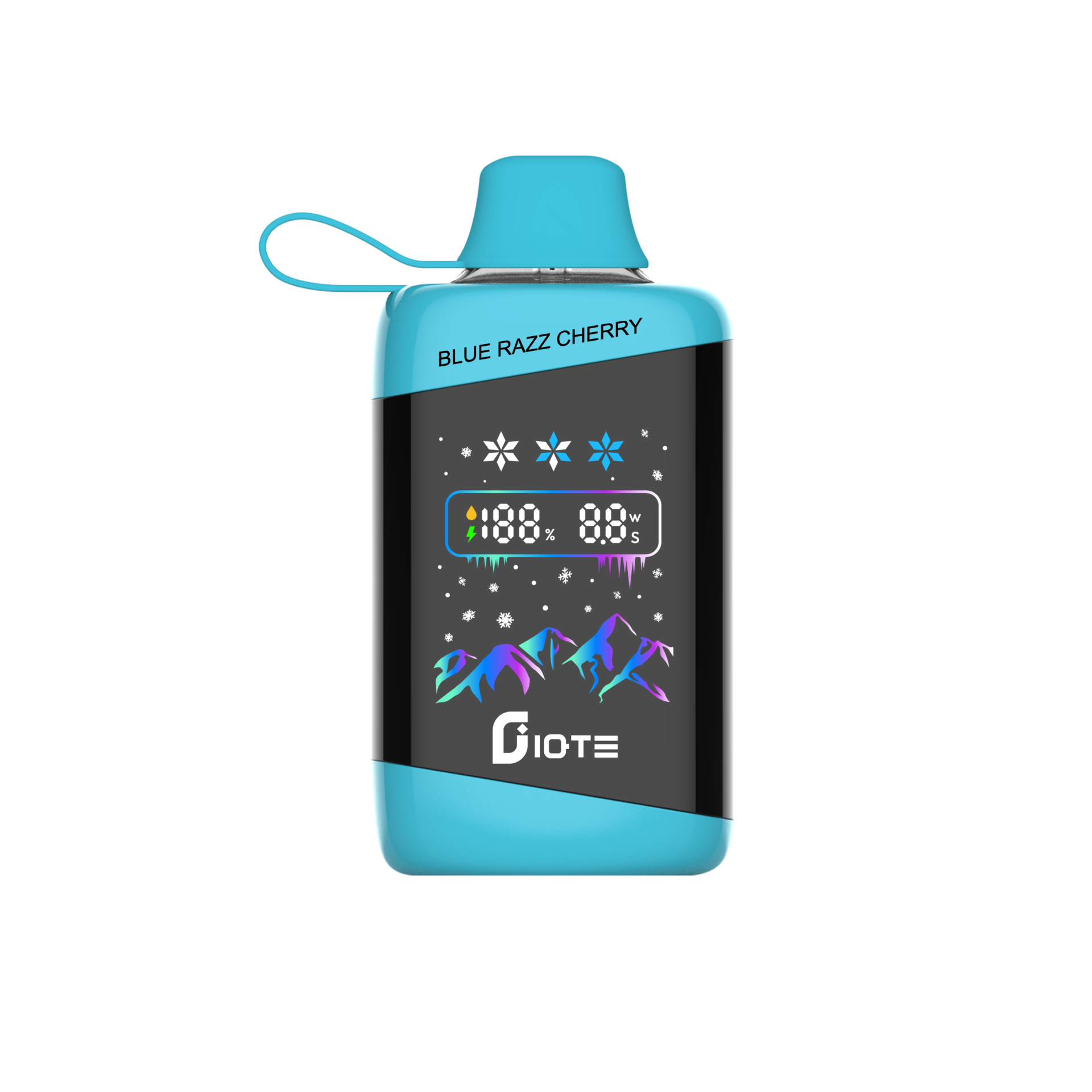 IQTE 45000 Puffs Vape har 45 000 puffar, 28mL e-vätska, 700mAh batteri, justerbar effekt (12W-24W), isstyrkekontroll, pekskärm, dubbel mesh-spole och Type-C-laddning för en premiumupplevelse.