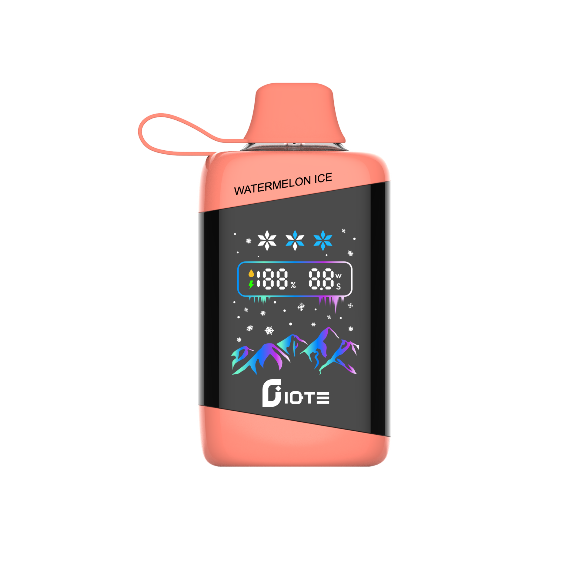 IQTE 45000 Puffs Vape har 45 000 puffar, 28mL e-vätska, 700mAh batteri, justerbar effekt (12W-24W), isstyrkekontroll, pekskärm, dubbel mesh-spole och Type-C-laddning för en premiumupplevelse.