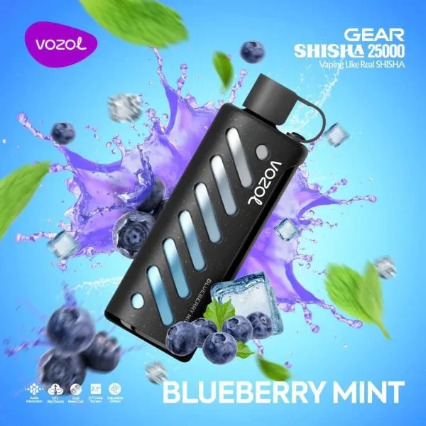 Der Vozol Gear Shisha 25K Puffs Vape bietet zwei Leistungsmodi, 25 ml E-Liquid, 5% Nikotin und 25.000 Züge. Zu den Features gehören ein Smart Chip, zwei Mesh-Coils, ein 2,1-Zoll-Bildschirm, Audio-Feedback und 21 Aromen für ein erstklassiges Dampferlebnis.