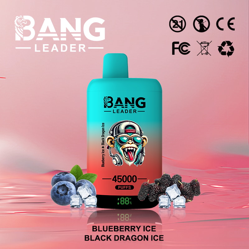 Bang Leader 45Kは、デュアルフレーバーシステム、デュアルメッシュコイル、650mAh充電式バッテリー、LEDディスプレイ、12のフレーバーオプションを備えた最大45,000パフを提供しています。