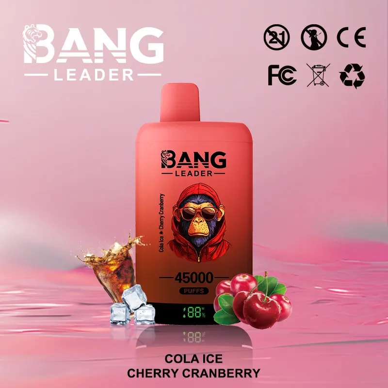 Bang Leader 45Kは、デュアルフレーバーシステム、デュアルメッシュコイル、650mAh充電式バッテリー、LEDディスプレイ、12のフレーバーオプションを備えた最大45,000パフを提供しています。