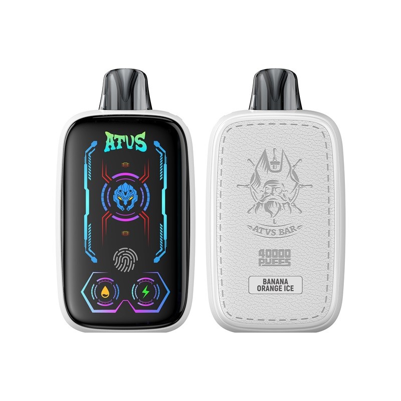 The ATVS 40000 Puffs Vape features adjustable airflow, dual mesh coils, and a smart touch screen, offering up to 40,000 puffs, 35ml e-liquid, and 2%/5% nicotine for a rich, customizable vaping experience.