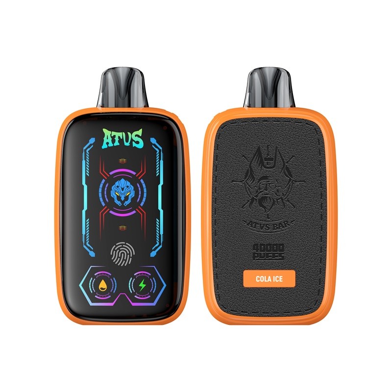 El ATVS 40000 Puffs Vape cuenta con flujo de aire ajustable, bobinas de malla doble y una pantalla táctil inteligente, que ofrece hasta 40,000 bocanadas, 35 ml de e-líquido y nicotina 2%/5% para una experiencia de vapeo rica y personalizable.