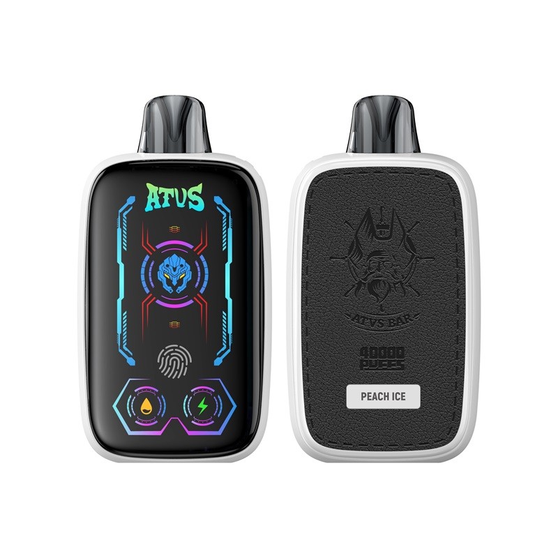 El ATVS 40000 Puffs Vape cuenta con flujo de aire ajustable, bobinas de malla doble y una pantalla táctil inteligente, que ofrece hasta 40,000 bocanadas, 35 ml de e-líquido y nicotina 2%/5% para una experiencia de vapeo rica y personalizable.