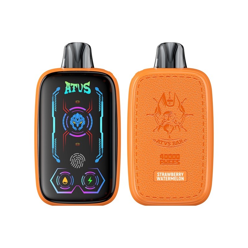 El ATVS 40000 Puffs Vape cuenta con flujo de aire ajustable, bobinas de malla doble y una pantalla táctil inteligente, que ofrece hasta 40,000 bocanadas, 35 ml de e-líquido y nicotina 2%/5% para una experiencia de vapeo rica y personalizable.